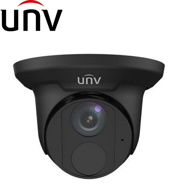 Uniview Security Camera: 8MP (4K) Turret, Black