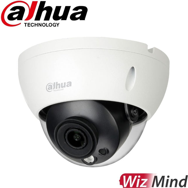Dahua Security Camera: 4MP Dome, WizMind AI, Fixed Lens - DH-IPC-HDBW5442RP-S-0280B