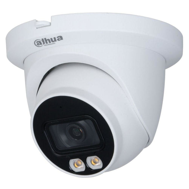 Dahua DH-IPC-HDW3449TMP-AS-LED-0280B - 4MP WizSense Turret, 2.8mm Fixed Lens, Built-in LED, AI Detection, Full-Colour Night