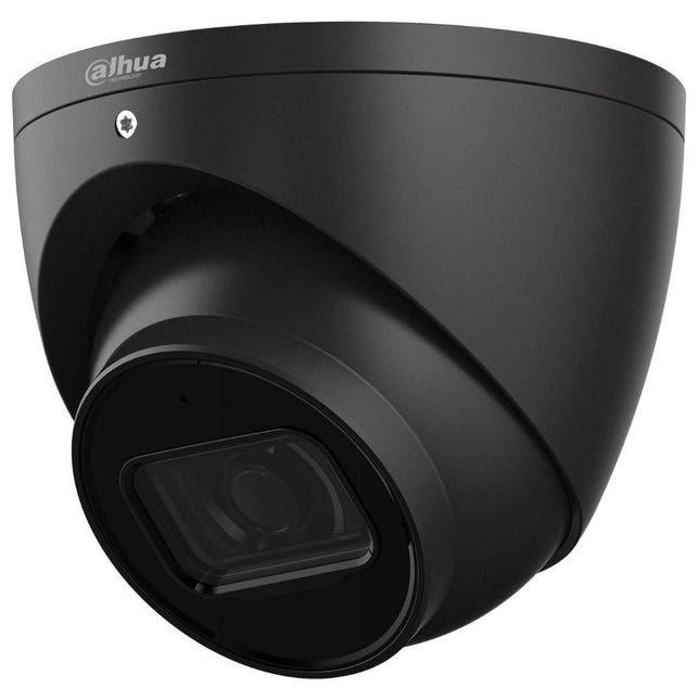 Dahua Security Camera: 6MP Turret, 2.8mm, WizSense AI (Black) - DH-IPC-HDW3641EMP-S-0280B-AUS-S2-BLK