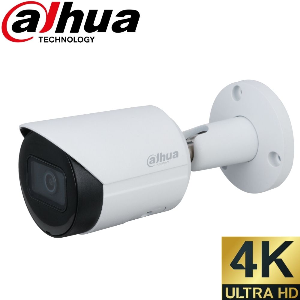 Dahua Security Camera: 8MP(4K) Bullet, 2.8mm, Lite - DH-IPC-HFW2831SP-S-0280B-S2