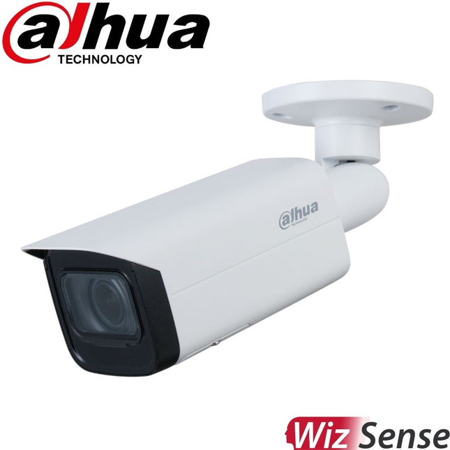 Dahua Security Camera: 8MP(4K) Bullet, 2.7-13.5mm, Wizsense - DH-IPC-HFW3841TP-ZAS-27135