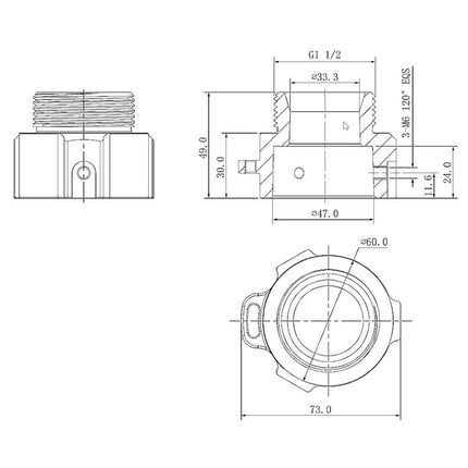 Dahua Mount Adapter - DH-AC-PFA111