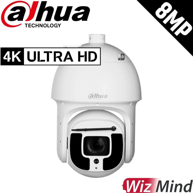 Dahua Security Camera: 8MP(4K) PTZ, 5.6-223mm, WizMind AI - DH-SD8A840WA-HNF