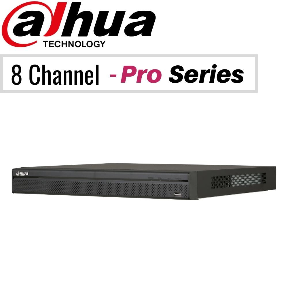 Dahua 8 Channel Network Video Recorder: 12MP(4K) Pro - DHI-NVR5208-8P-4KS2E