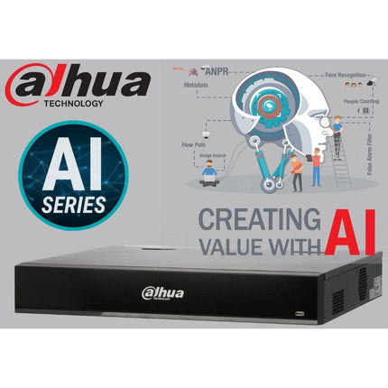 Dahua 32 Channel Network Video Recorder: 16MP(4K) AI - DHI-NVR5432-16P-I