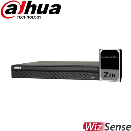 Dahua 4 Channel Network Video Recorder: 8MP, XVR - DH-XVR5104H-4KL-X-2TB
