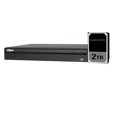 Dahua 4 Channel Network Video Recorder: 8MP, XVR - DH-XVR5104H-4KL-X-2TB