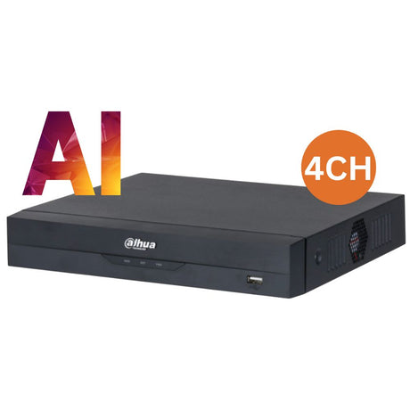 Dahua 4-Channel Network Video Recorder: 16MP, WizSense Series, Quick-Pick - DHI-NVR4104HS-P-AI/ANZ