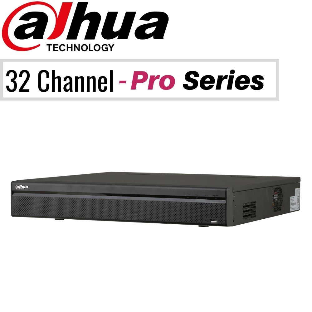 Dahua 32 Channel Network Video Recorder: 12MP(4K) Pro - DHI-NVR5432-16P-4KS2E
