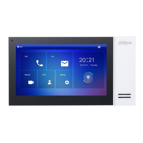 Dahua 7" Touchscreen Intercom Monitor (White) - DHI-VTH2421FW-P