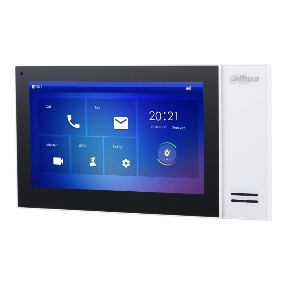 Dahua 7" Touchscreen Intercom Monitor (White) - DHI-VTH2421FW-P