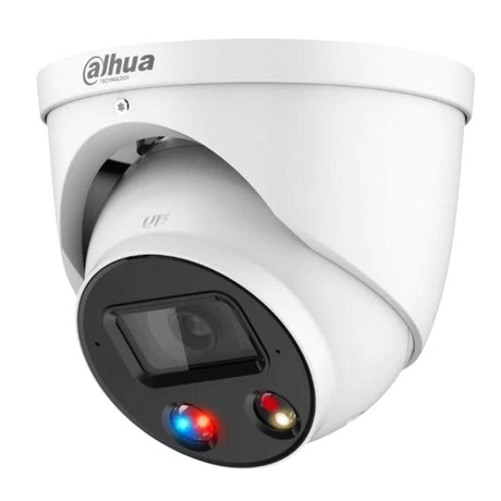 Dahua Security Camera: 6MP TiOC 2.0 Turret, WizSense, Full-Colour, Active Deterence - DH-IPC-HDW3649H-AS-PV-ANZ