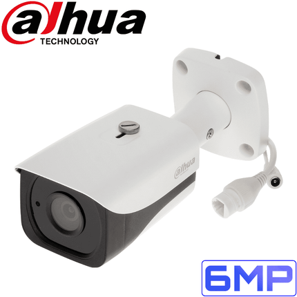Dahua IPC-HFW4631E-SE Security Camera: 6MP Fixed Lens Mini-Bullet, IP67