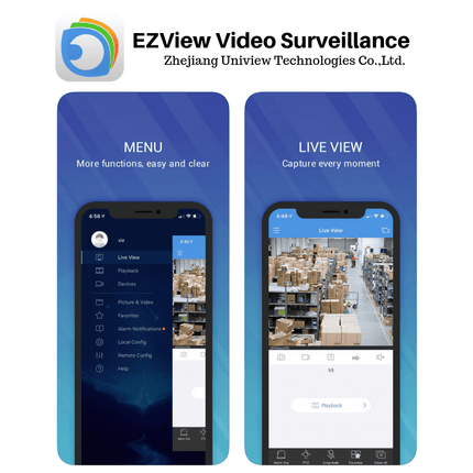 Uniview 8 Channel Security System: 8MP NVR, 4 x 8MP(4K) Turret Cameras, 3TB HDD