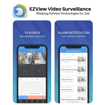 Uniview 8 Channel Security System: 4K NVR, 6 x 5MP Turret Cameras, 4TB HDD