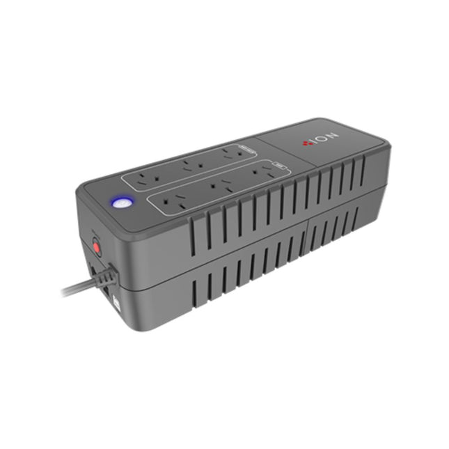 ION F10 Pow Board UPS, 6XAUS 3pin Outlets (3x Power Protection & 3x Surge Protection) - F10-850