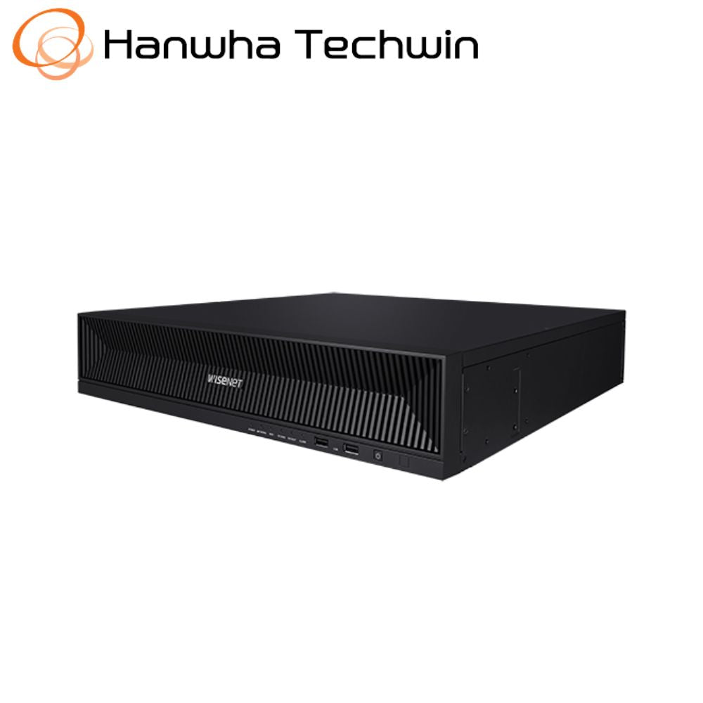 Hanwha Wisenet 16CH PoE NVR, AI Search, H.265, 140Mbps, No HDD (4 SATA 24TB) - XRN-1620SB1