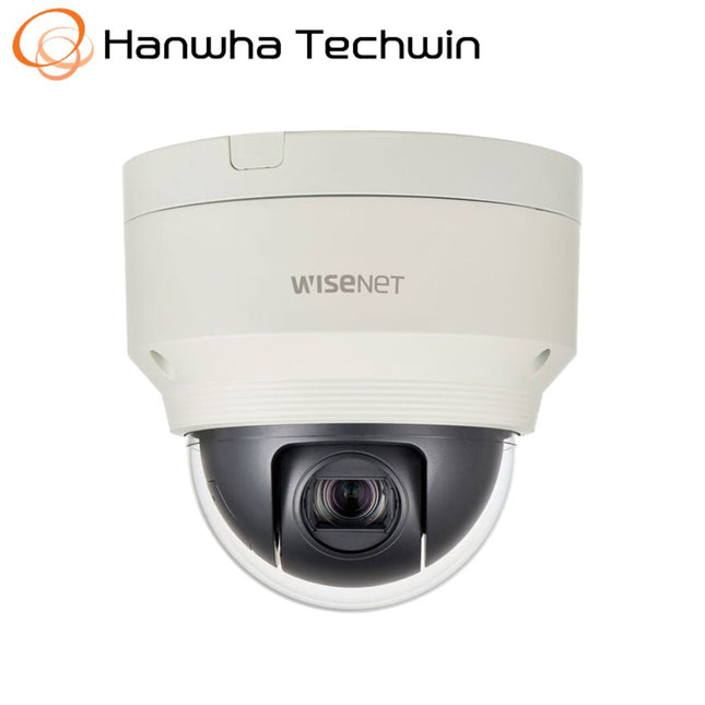 Hanwha Wisenet 2MP Outdoor Mini PTZ Camera, 12x Zoom, H.265, WDR, IP66, IK10, PoE - HAN-XNP-6120H