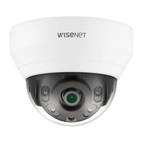 Hanwha Wisenet 4MP Outdoor Dome Camera, H.265, 20fps, 120dB WDR, 30m IR, 2.8mm, White - QNV-7010R