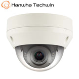 Hanwha Wisenet 4MP Outdoor Dome Camera, H.265, 20fps, WDR, 30m IR, 2.8-12mm, White - NV-7080R