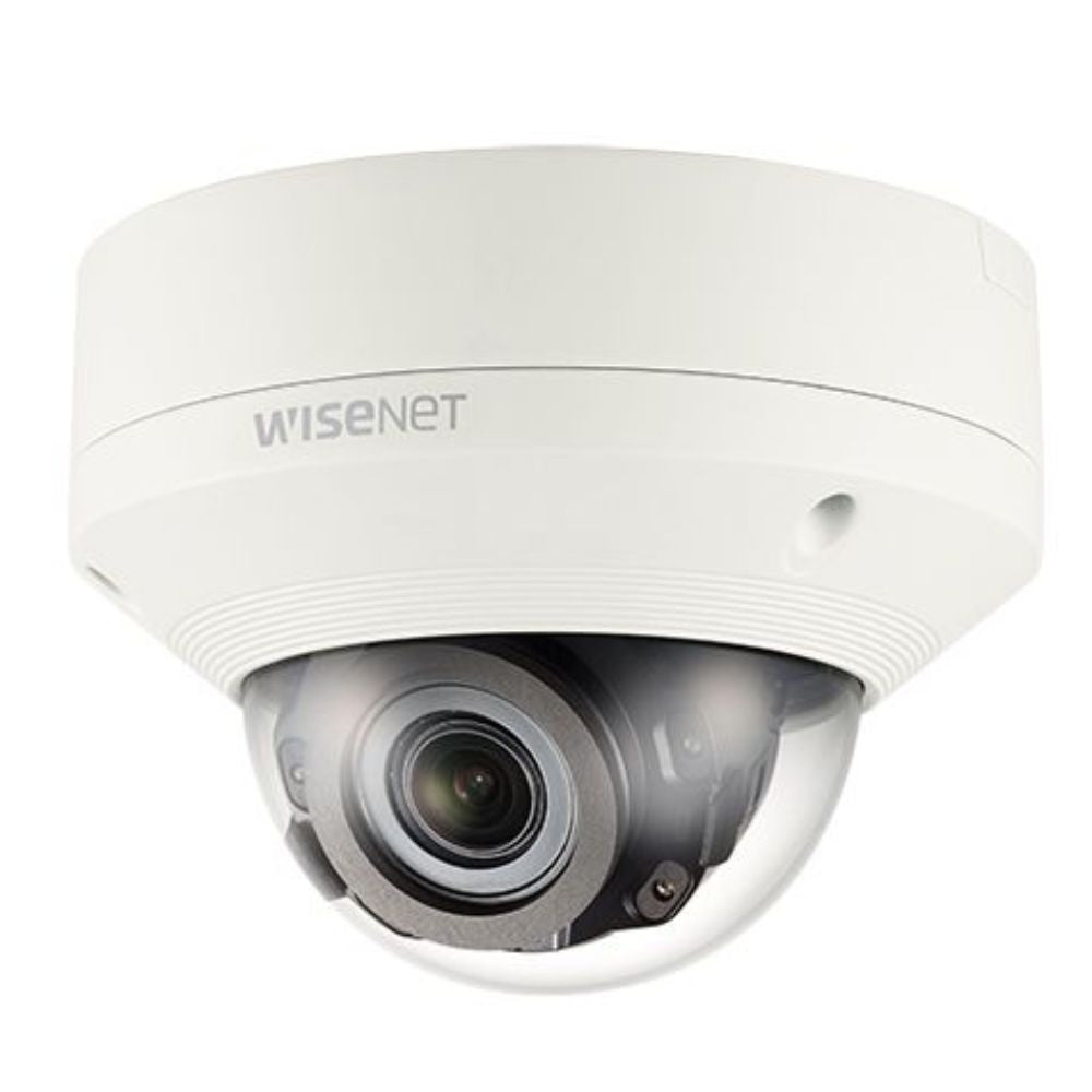 Hanwha Wisenet 5MP Outdoor Dome Camera, H.265, 30fps, 120dB WDR, 50m IR, 3.9-9.4mm - XNV-8080R
