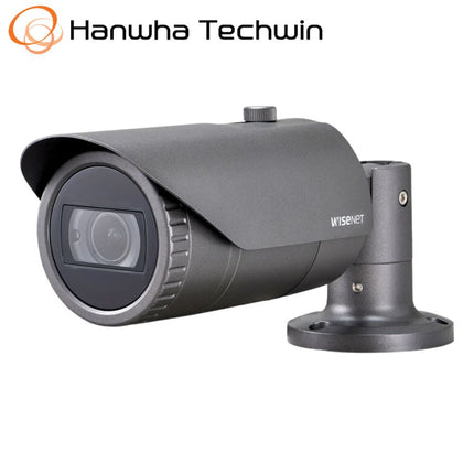 Hanwha Wisenet HD+ 4MP AHD Outdoor Bullet, 30m IR, IP66, IK10, 24VAC/12VDC, 3.2-10mm - HAN-HCO-7070R