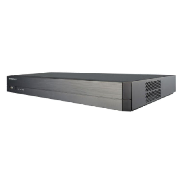 Hanwha Wisenet New-Q 8CH 4K PoE NVR, H.265, 80Mbps, 3TB HDD (1 SATA 6TB max) - QRN-810S