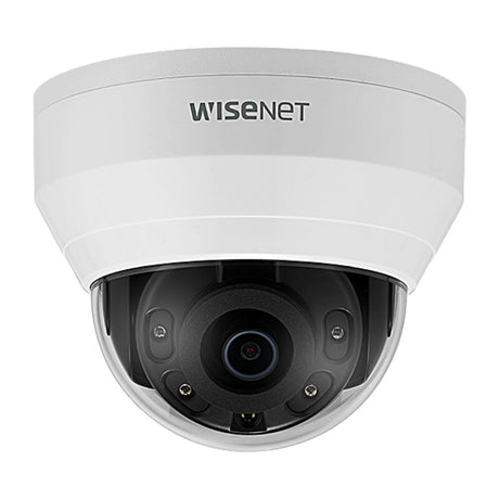 Hanwha Wisenet NEW-Q 5MP Outdoor Dome Camera, H.265, WDR, 20m IR, IP66, IK10, 2.8mm - QNV-8010R