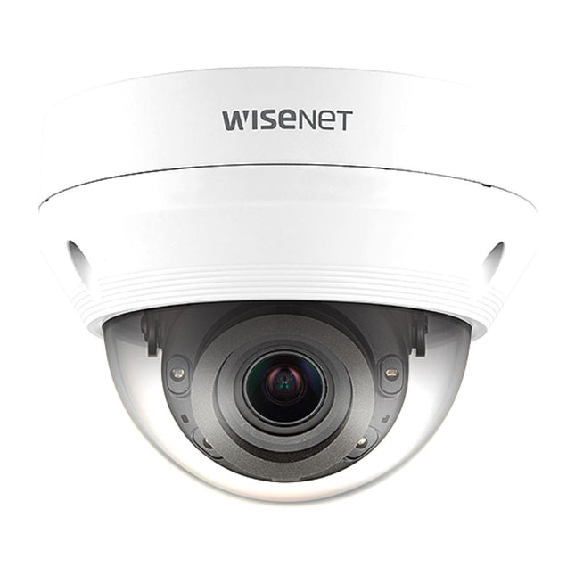 Hanwha Wisenet New-Q 5MP Outdoor VF Dome Camera, H.265, 30m IR, IP66, IK10, 3.2-10mm - QNV-8080R