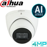 Dahua IPC-HDW5442TM-AS Security Camera: 4MP Fixed Turret, AI Series