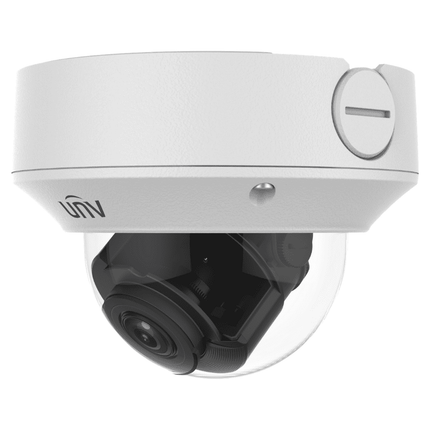 Uniview 4 Channel Security System: 4K NVR, 4 x 8MP Motorised Varifocal Dome 2.8~12mm, 2TB HDD