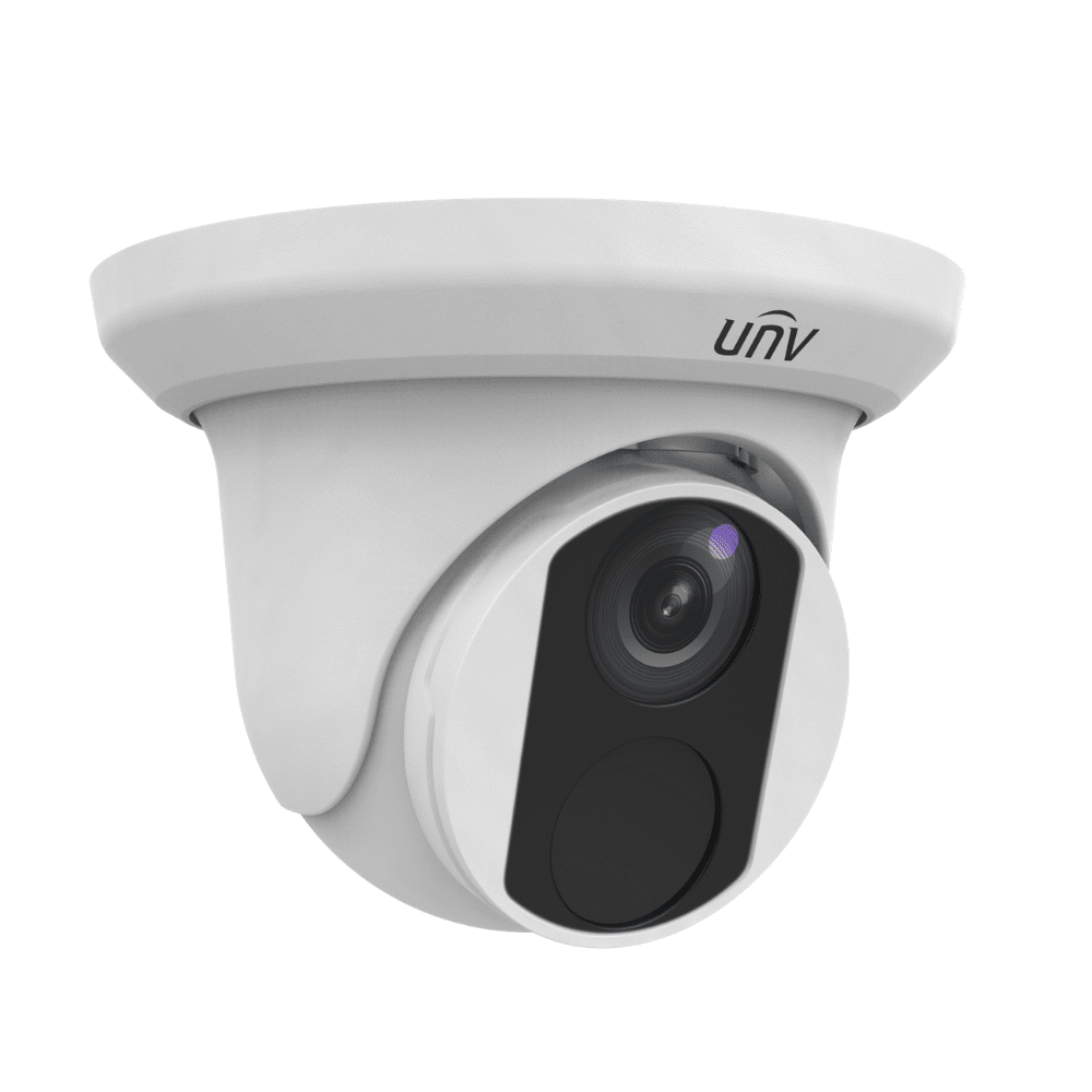 Uniview 8 Channel Security System: 8MP NVR, 4 x 8MP(4K) Turret Cameras, 3TB HDD