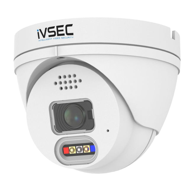 IVSEC Security Camera: 4MP Turret, 2.8mm, Smart Motion Detection, IP66 - NC119XA