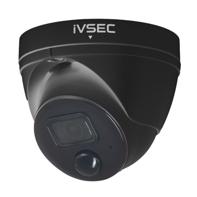 IVSEC Security Camera: 8MP Turret fixed, 3.6mm, IVS Human/Vehicle Detection, IP66 - NC323XD-BLK
