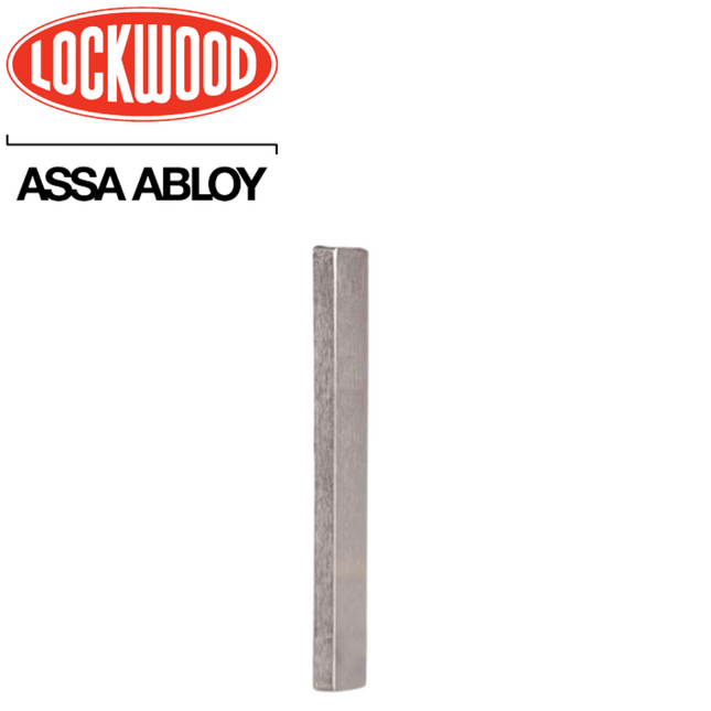 Lockwood Furniture Narrow Square End Plate Concealed Fix Plain - LW4807SC