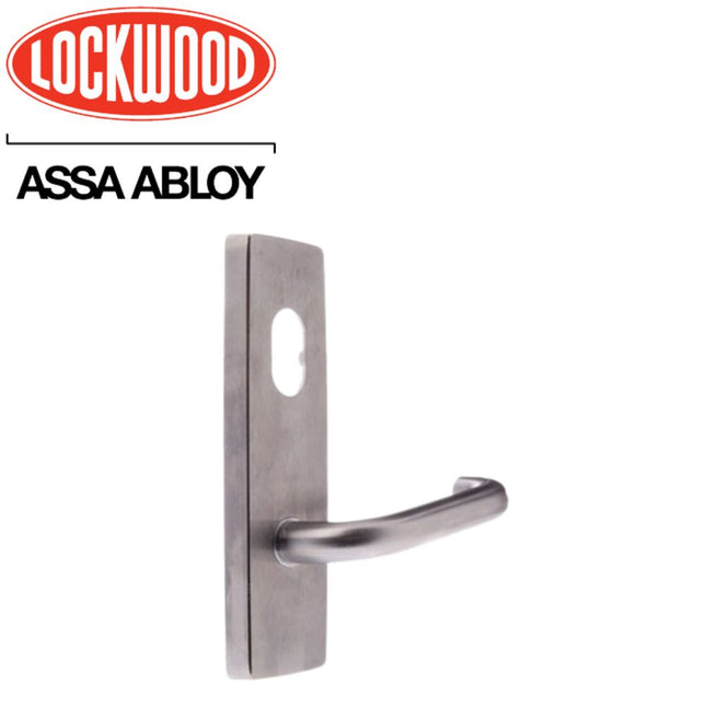 Lockwood Furniture Square End Plate Concealed Fix with Cylinder - 180170SC