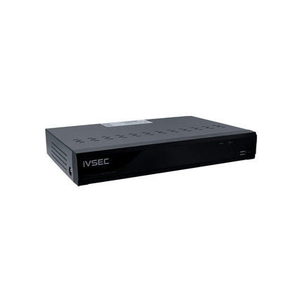 IVSEC Security System: 2x 8MP Adv. Deter, Full-Colour, Turrets, 4-Channel 8MP NVR, SMD