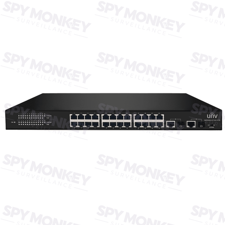 Uniview PoE Switch: 24 PoE Ports, 100Mbps