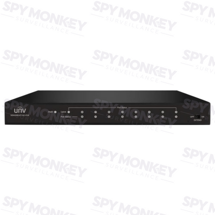 Uniview PoE Switch: 8 PoE Ports, 100Mbps