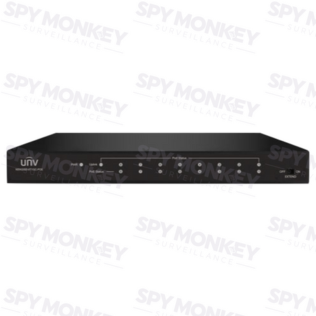 Uniview PoE Switch: 8 PoE Ports, 100Mbps