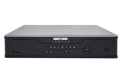Uniview 64 Channel Network Video Recorder: 12MP Ultra HD, 8 SATA - NVR308-64E-B