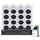 VIP Vision 16-Channel Security Kit: 12MP NVR, 16 X 6MP Fixed Turret, Professional Series - NVRKIT-P1664F