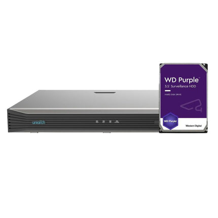 Uniarch Network Video Recorder: 16-Channel, 4K Ultra HD, Pro - NVR-216E-P16