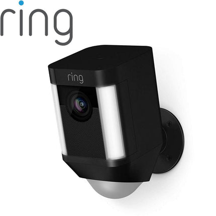 RING Battery-Operated 2MP(1080p Full HD) Spotlight Camera (Black)