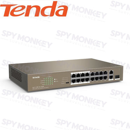 Tenda TN-TEG1116P-16-150W Switch: 16-Port PoE