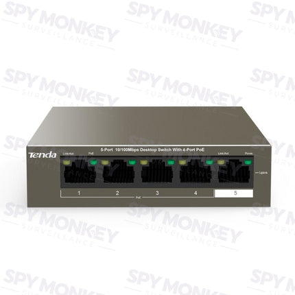 Tenda TEG1105P-4-63W Switch: 5-Port Gigabit with 4-Port PoE