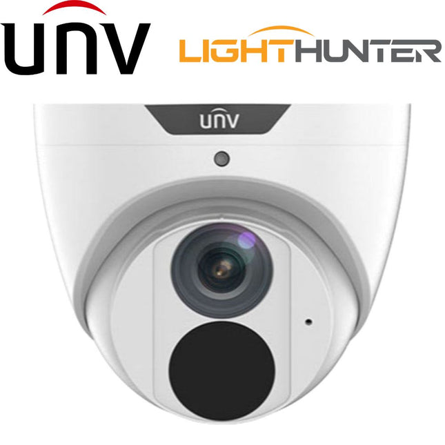 Uniview Security Camera: 8MP Turret, LightHunter Series, Fixed Lens - IPC3618SS-ADF28KM-I0