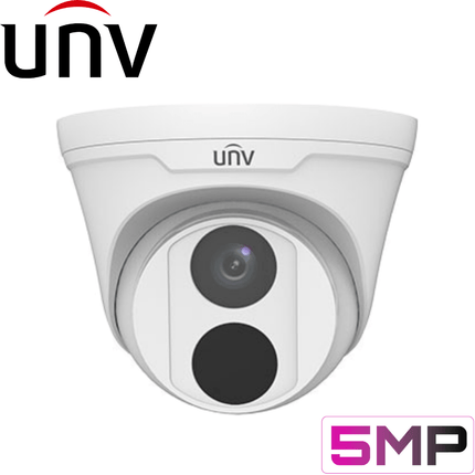 Uniview 8/16 Channel Security System: 8MP NVR, 8 x 5MP (Super HD) Easy Turret Cams, 2TB HDD