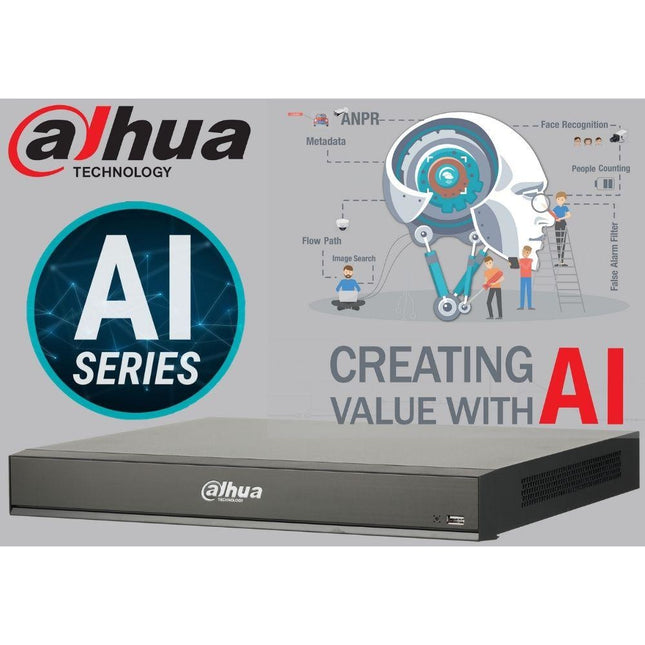 Dahua 16-Channel Network Video Recorder: 16MP(4K) AI - DHI-NVR5216-16P-I
